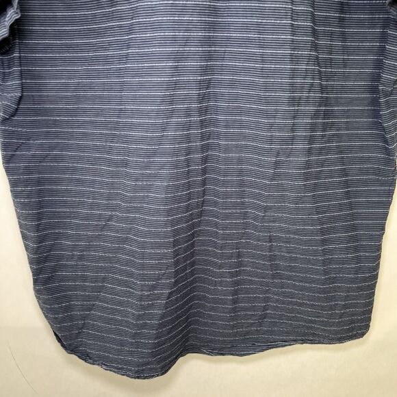 Eddie Bauer Classic Fit Short Sleeve Button Down Shirt Mens Size TXL XLT Blue - Picture 11 of 11